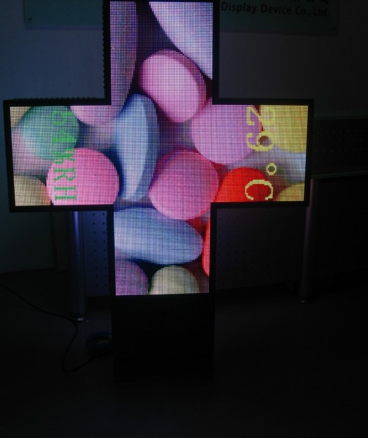 P6 HD led cross pharmacy sign advertising pharmacy cross led display outdoor 1200mm rgb pharmacy display shop sign