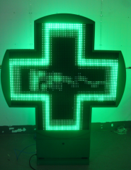 P10 1300mm pharmacy led sign outdoor double sided WIFi pharmacy cross led design 3D croix de pharmacie led rgb