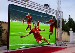 Outdoor led large screen display advertising P4.81 led commercial advertising rental large stadium led display screen