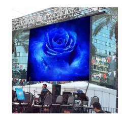 Die-casting aluminum cabinet 500x1000mm led screen p4.81 LED video wall rental led display outdoor