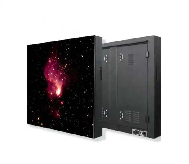 China p2.5 led display indoor commercial led display cabinets full color 640*640mm steel or Aluminum