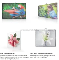 High Transparency p3.9 p5.2 p7.8 p10 p20 P31.25 Outdoor Mesh LED Screen LED Curtain Display outdoor
