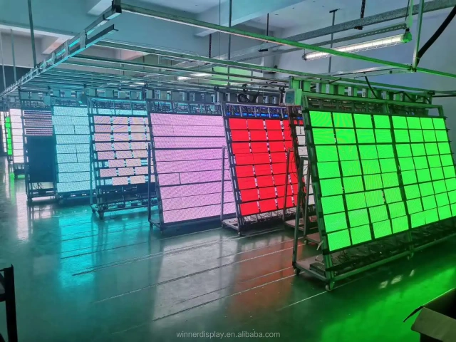 outdoor P4 led display module 220V Front or Back led panel hub75 led module for display
