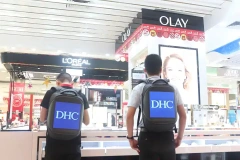 Custom color led display backpack bag fashionable LED light backpacks walking advertising