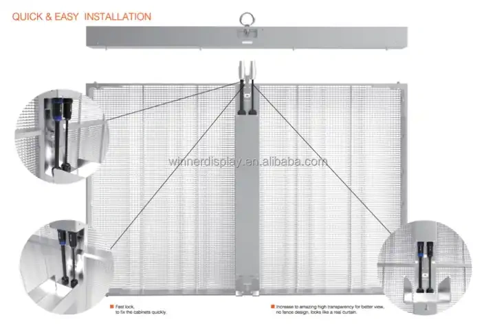Self-adhesive Advertising Display Ultra-thin Led Screen Glass Window Wall P5.2 glass led film display building media facade