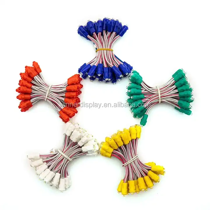 Waterproof 9mm DC 12V LED Pixel light IP65 Single Color Led String Light for advertising signs