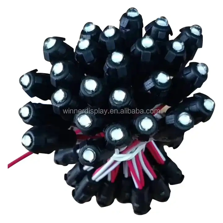 Waterproof 9mm DC 12V LED Pixel light IP65 Single Color Led String Light for advertising signs
