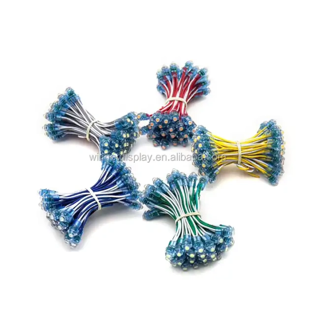 Waterproof 9mm DC 12V LED Pixel light IP65 Single Color Led String Light for advertising signs