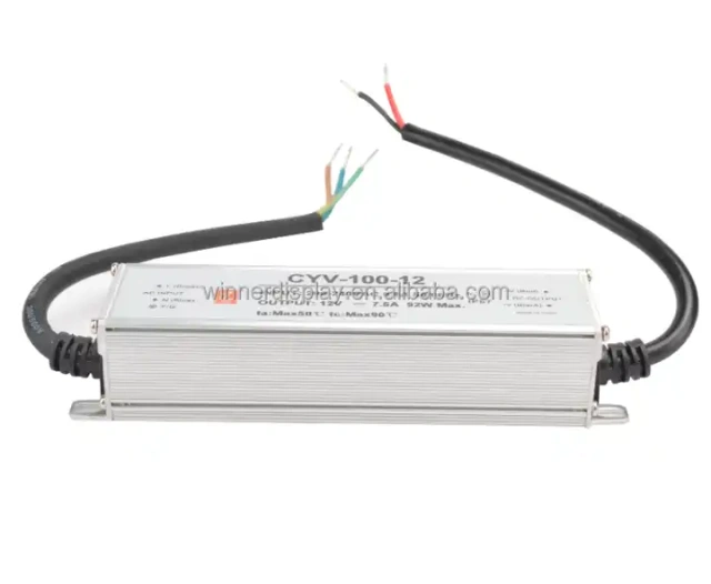 100W 200W 300W 400W Power Supply wholesale stock waterproof power supply 12V for LED sign / LED TV wall