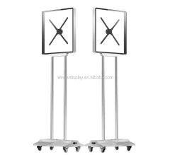3D holographic Fan display Indoor 52cm Full Color Transparent holographic advertising fan led display