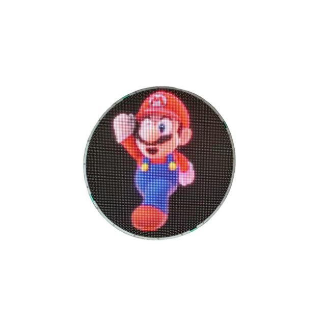 Outdoor Indoor Round LED Display Custom LED Advertising Sign P2.5 P3 P4 P5 Dia 500mm 600mm Circular LED Screen Custom  for RetailLED Advertising Sign