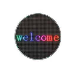 Outdoor Indoor Round LED Display Custom LED Advertising Sign P2.5 P3 P4 P5 Dia 500mm 600mm Circular LED Screen Custom  for RetailLED Advertising Sign