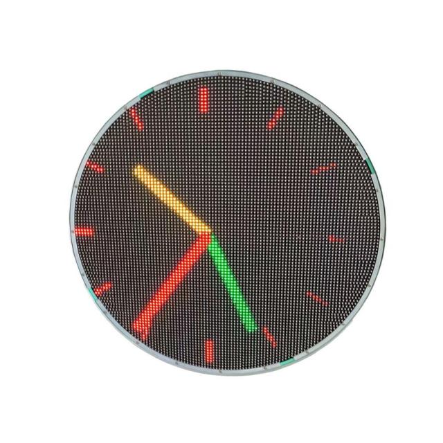 Outdoor Indoor Round LED Display Custom LED Advertising Sign P2.5 P3 P4 P5 Dia 500mm 600mm Circular LED Screen Custom  for RetailLED Advertising Sign
