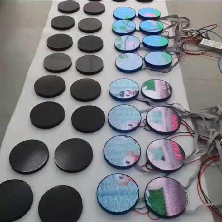 Round LED Display Advertising LED Circular Display P2.5 Dia 500mm Custom LED Sign Outdoor LED Sign for Trade Shows