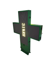 P6 LED Pharmacy Advertising Display Full Color LED Pharmacy Programmable Sign New Design LED Pharmacy Cross Factory Price 1200mm