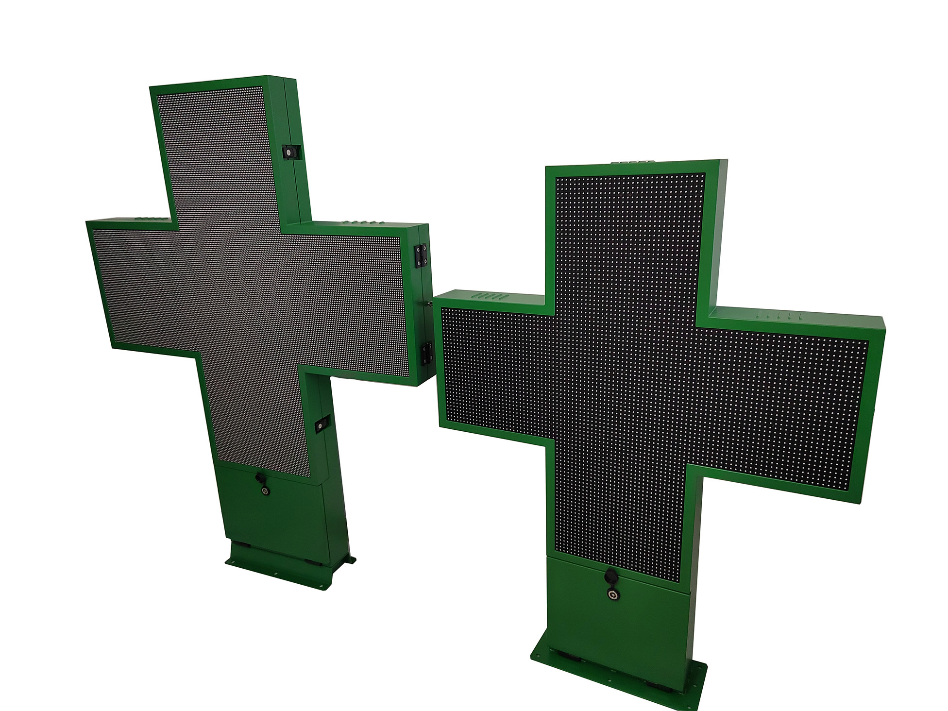 P6 LED Pharmacy Advertising Display Full Color LED Pharmacy Programmable Sign New Design LED Pharmacy Cross Factory Price 1200mm