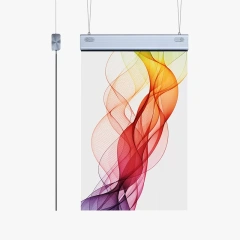 P3.91 3D Holographic Advertising Screen 70 inch Slim Transparent InvisibleLED Hologram Window Display for Glass Mall Indoor Video Wall