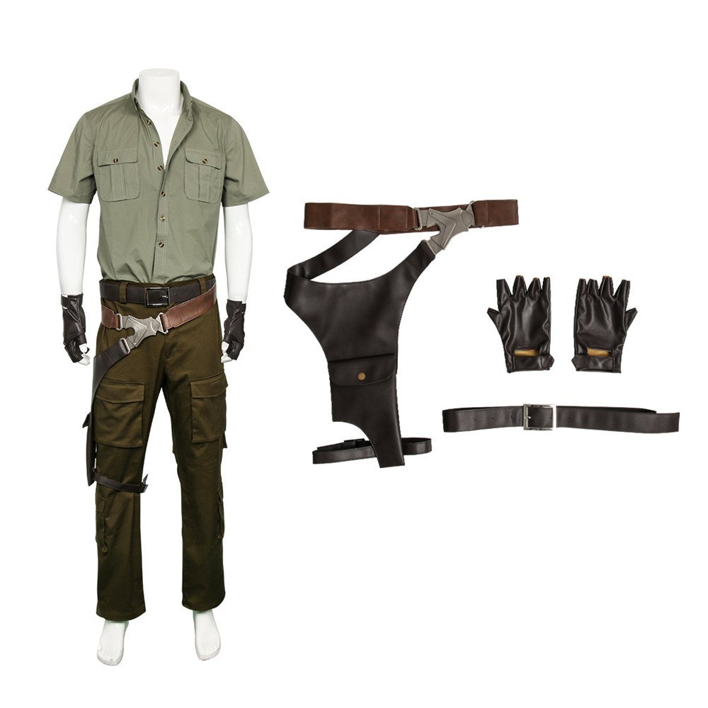 Spencer Costume Jumanji Welcome to the Jungle Cosplay Outfits Trousers Takerlama (Ready To Ship)