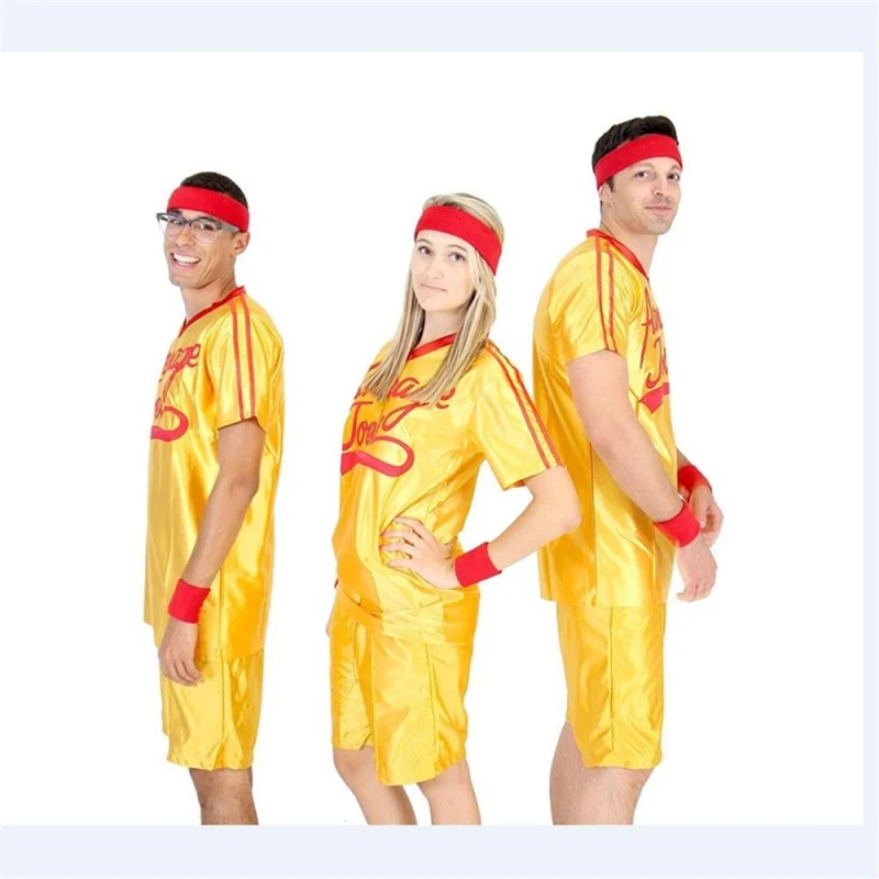 Adult Average Joe's Yellow Jersey Dodgeball: A True Underdog Story Cosplay Costume Takerlama (Ready To Ship)