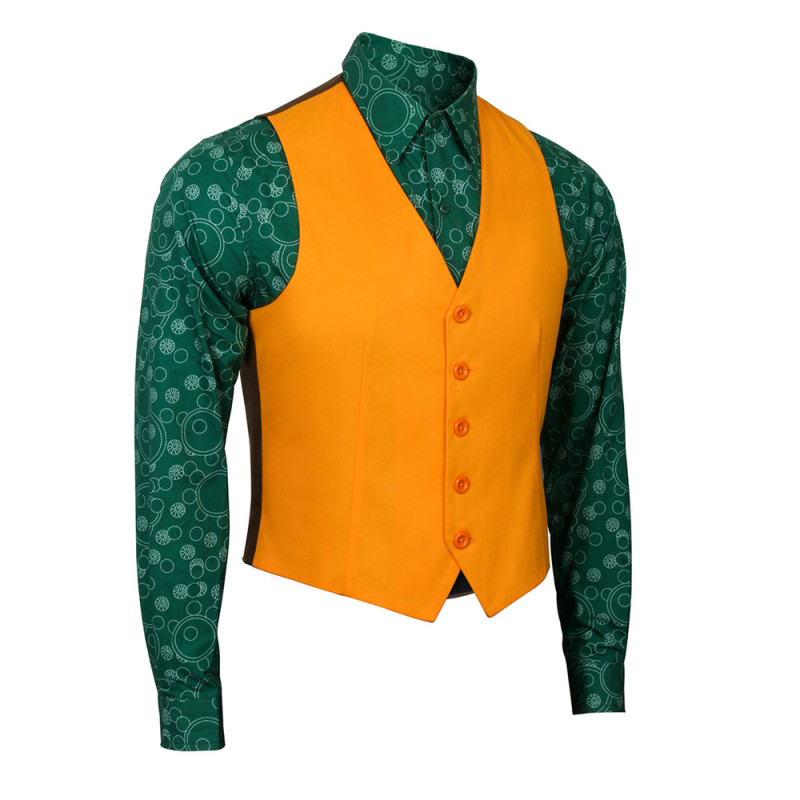 Joker 2019 Vest Green Shirt Joaquin Phoenix Arthur Fleck Cosplay Costume In Stock Takerlama