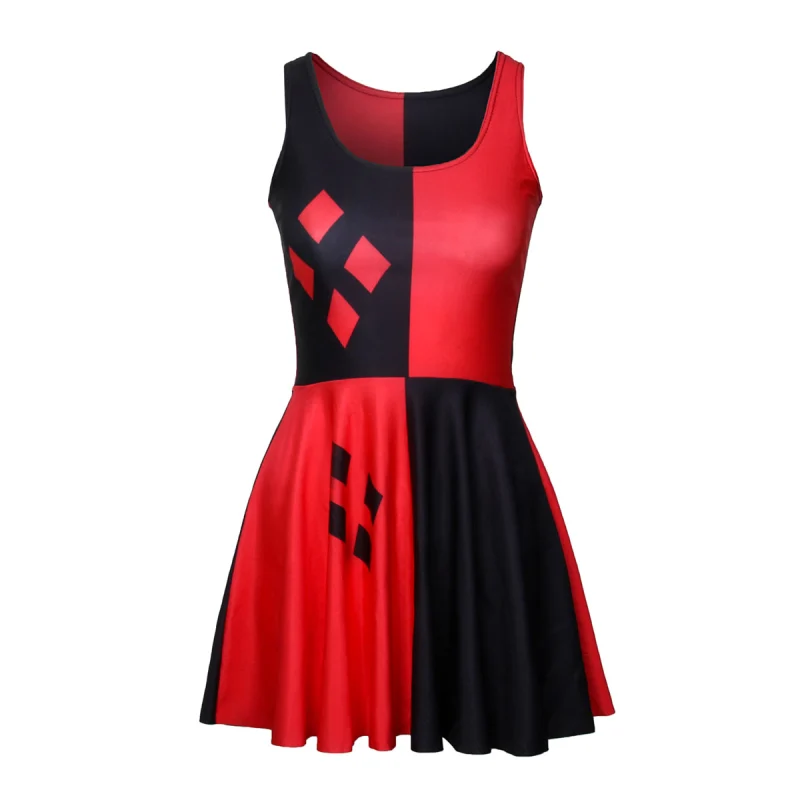 Harley Quinn Club Halloween Cosplay Dress DC Comic Suicide Squade( ready to ship)