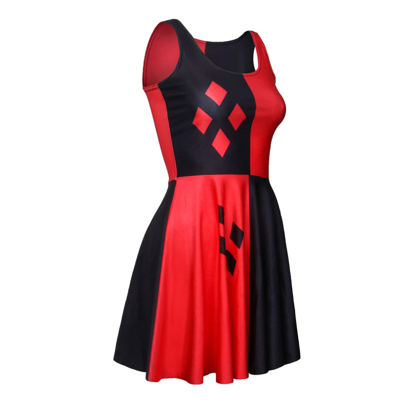 Harley Quinn Club Halloween Cosplay Dress DC Comic Suicide Squade( ready to ship)