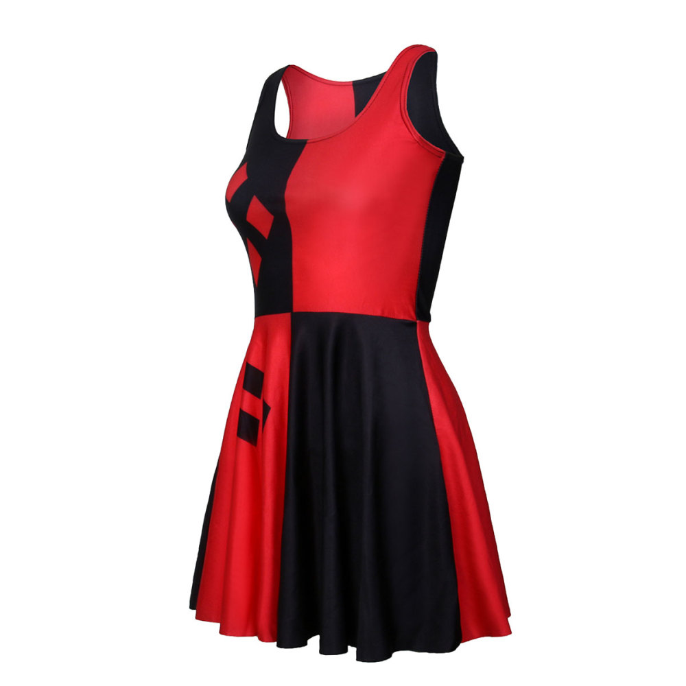Harley Quinn Club Halloween Cosplay Dress DC Comic Suicide Squade( ready to ship)