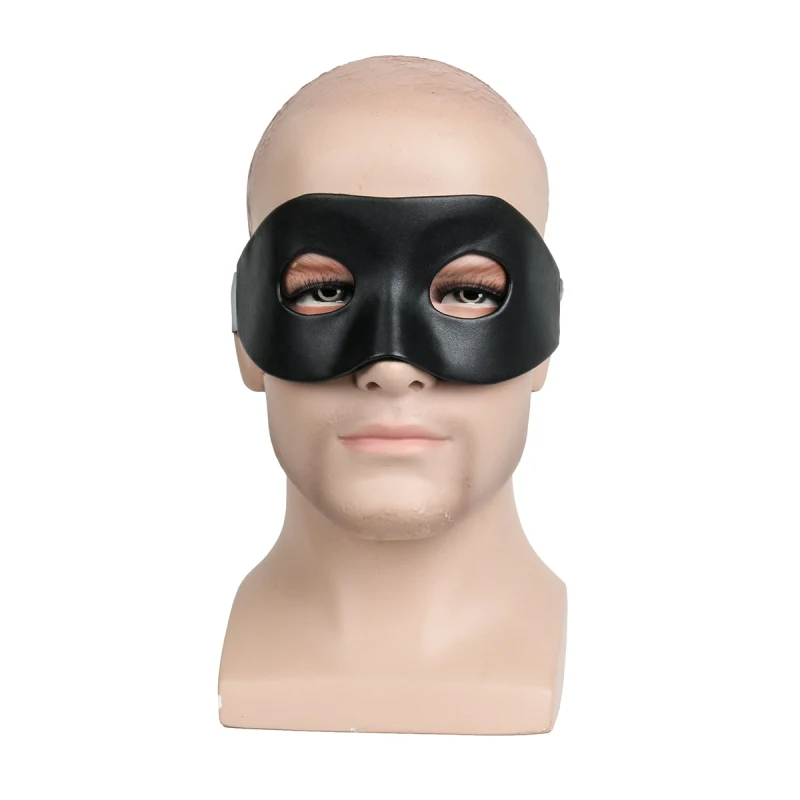 Zorro Cosplay Mask Handmade Faux Leather Props