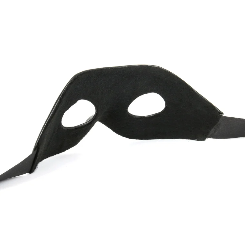 Zorro Cosplay Mask Handmade Faux Leather Props