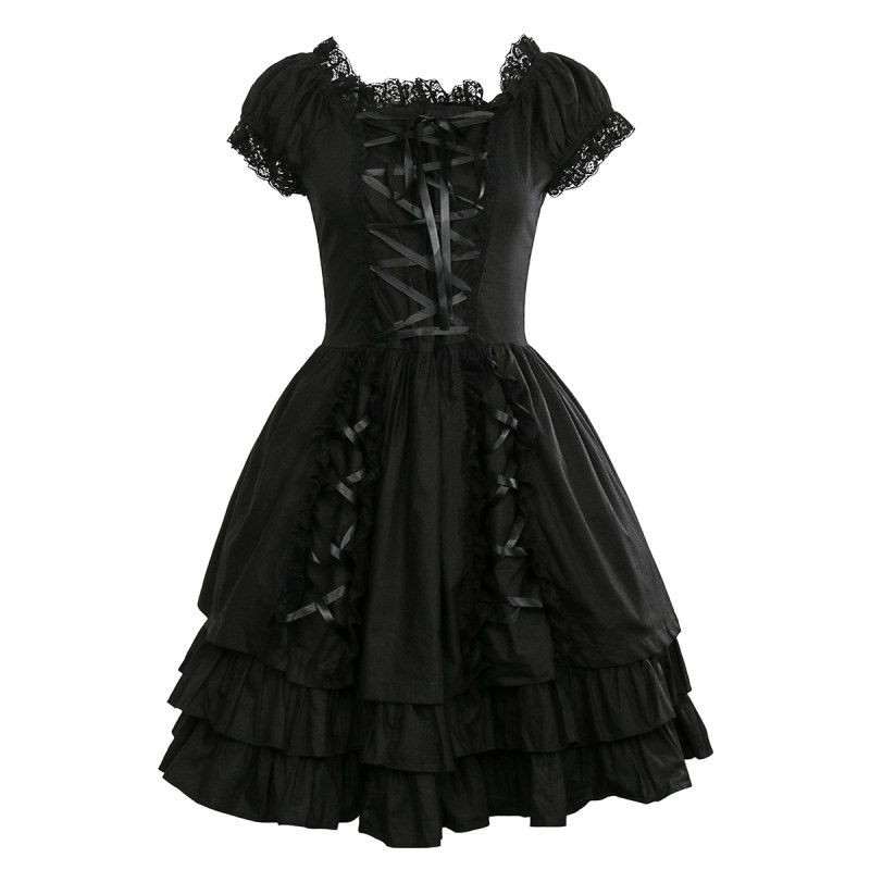 Women Medieval Vintage Gowns Robes Gothic Lolita Dress (Ready to Ship)