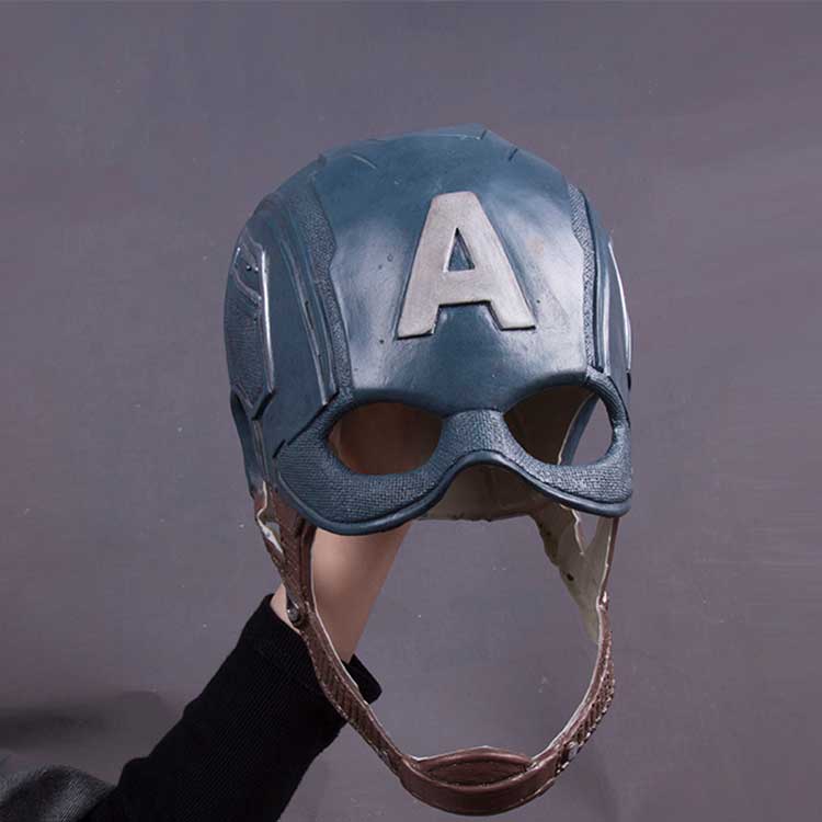 Captain America Steve Rogers Halloween Costume Mask Helmet Cosplay