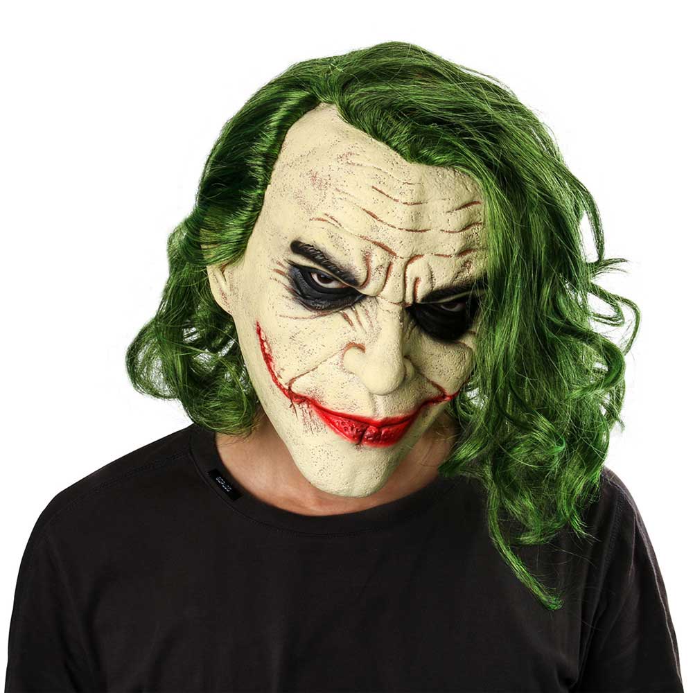 Joker Face Mask Movie Batman The Dark Knight Halloween Cosplay