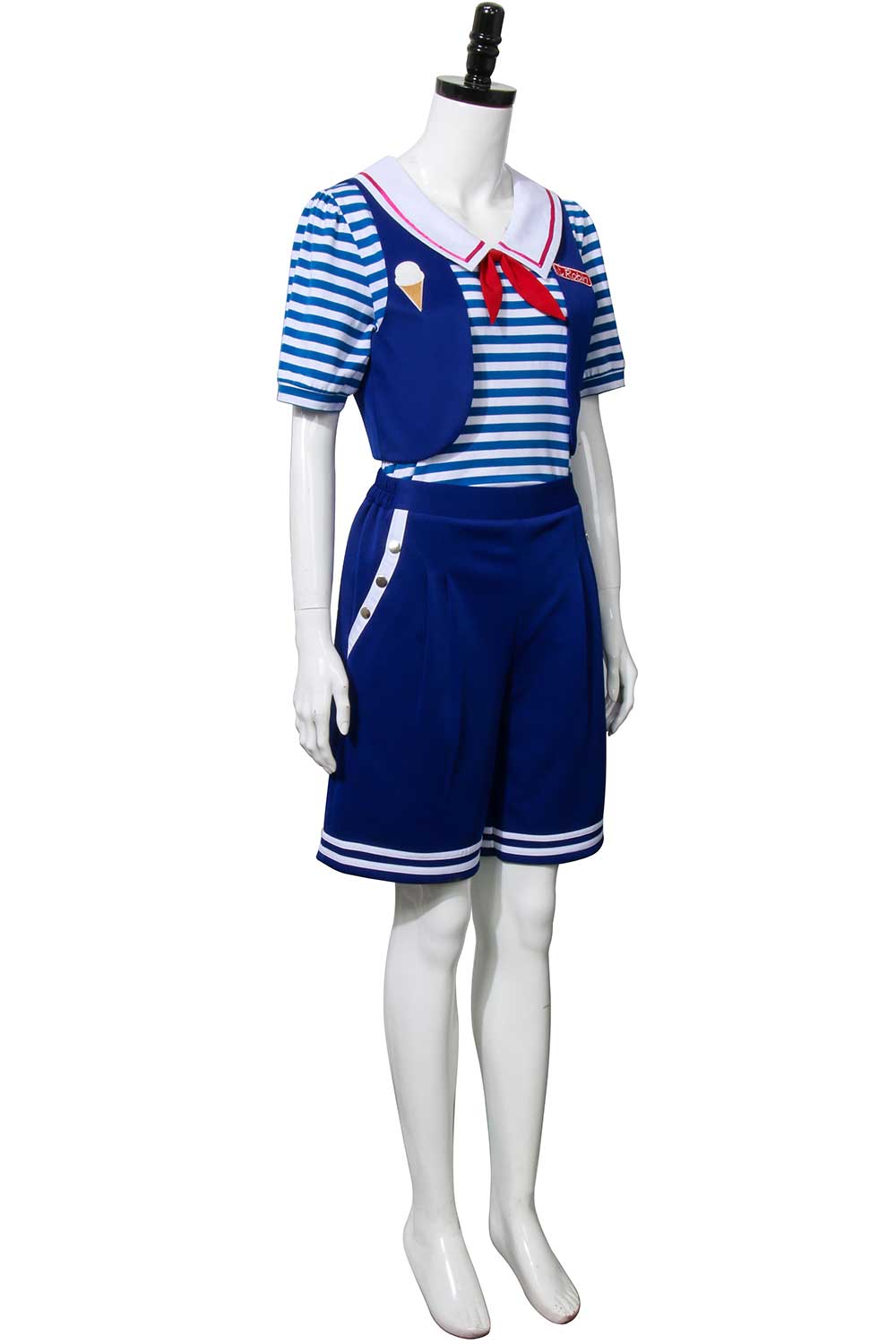 Stranger Things Season 3 Robin Scoops Ahoy Cosplay Costume For Adult