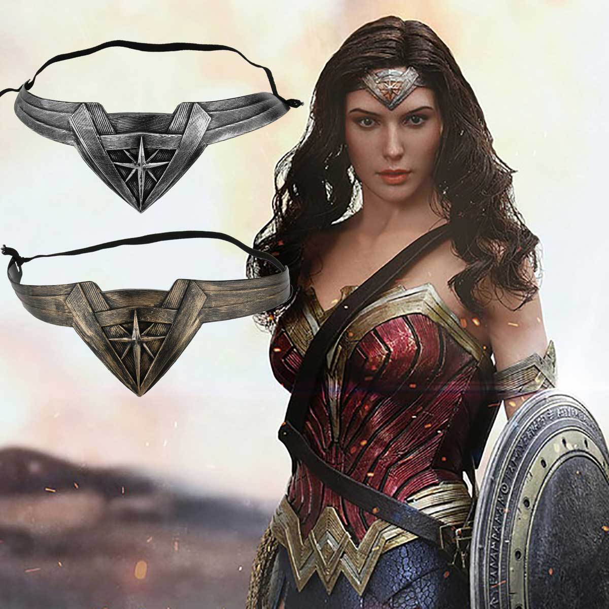 Mujer Maravilla Wonder Woman Gadot Tiara Justice Leagu Supergirl Crown  Superhero Diana Prince Halloween Cosplay Props