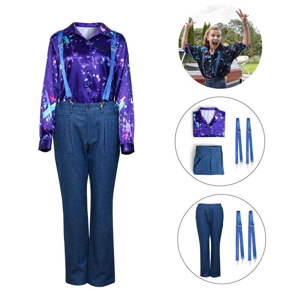 Adulte Stranger Things Eleven 11 Sweat à Capuche Cosplay Costume