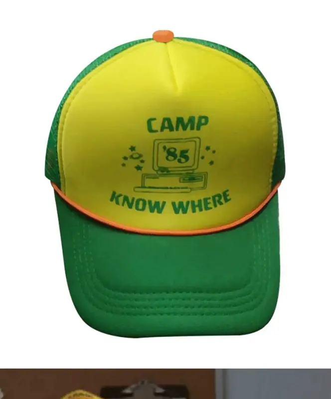 Dustin Cosplay Hat Stranger Things Season 3 Mesh Trucker Baseball Cap Camp Know Where In Stock