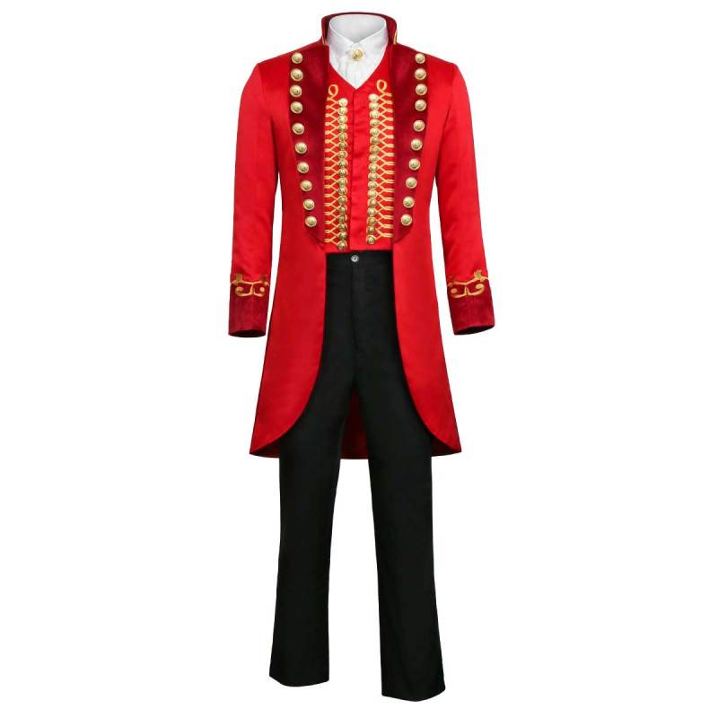 The Greatest Showman Circus Ringmaster Cosplay Costume P. T. Barnum Vintage Outfits Men Takerlama(Ready to Ship)