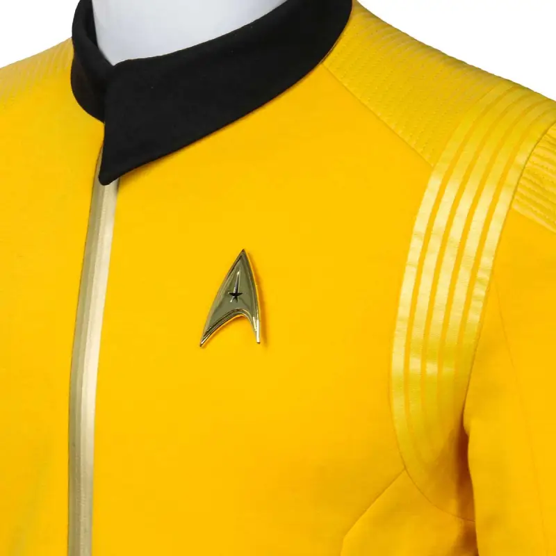 Adult Captain Christopher Pike Cosplay Uniform Star Trek Discovery Costume Takerlama