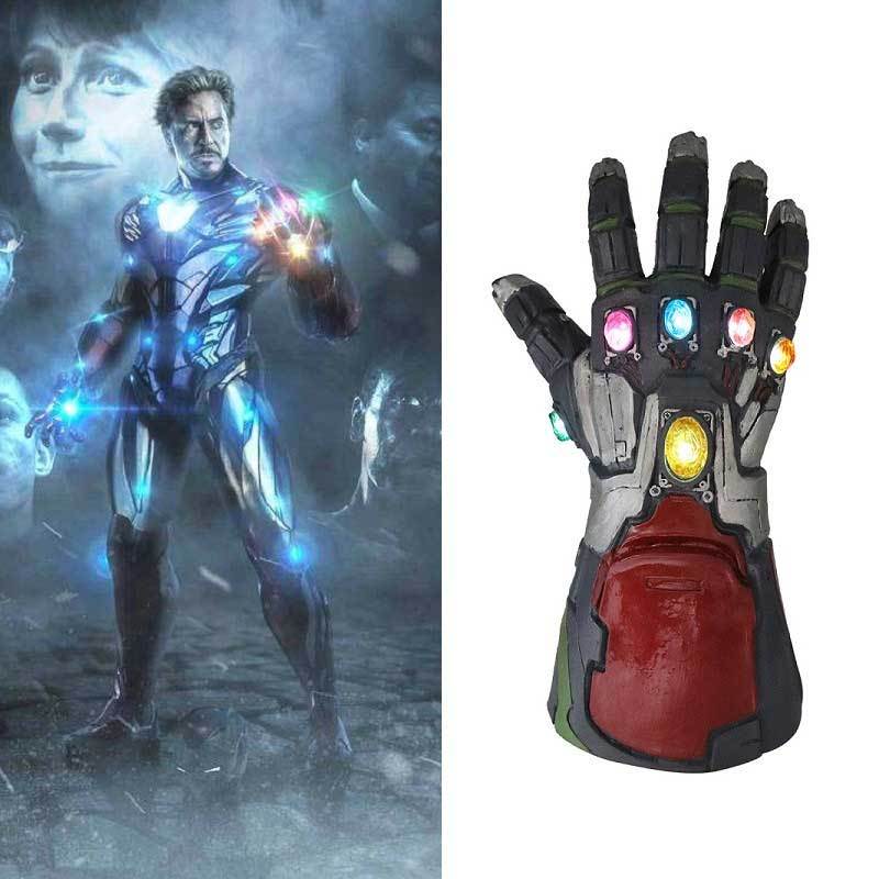 Iron Man Infinity Light Up Gauntlet Avengers 4 Endgame Halloween Costume Props Accessories