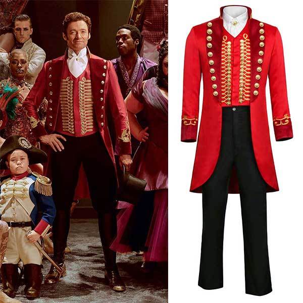 The Greatest Showman Circus Ringmaster Cosplay Costume P. T. Barnum Vintage Outfits Men Takerlama(Ready to Ship)