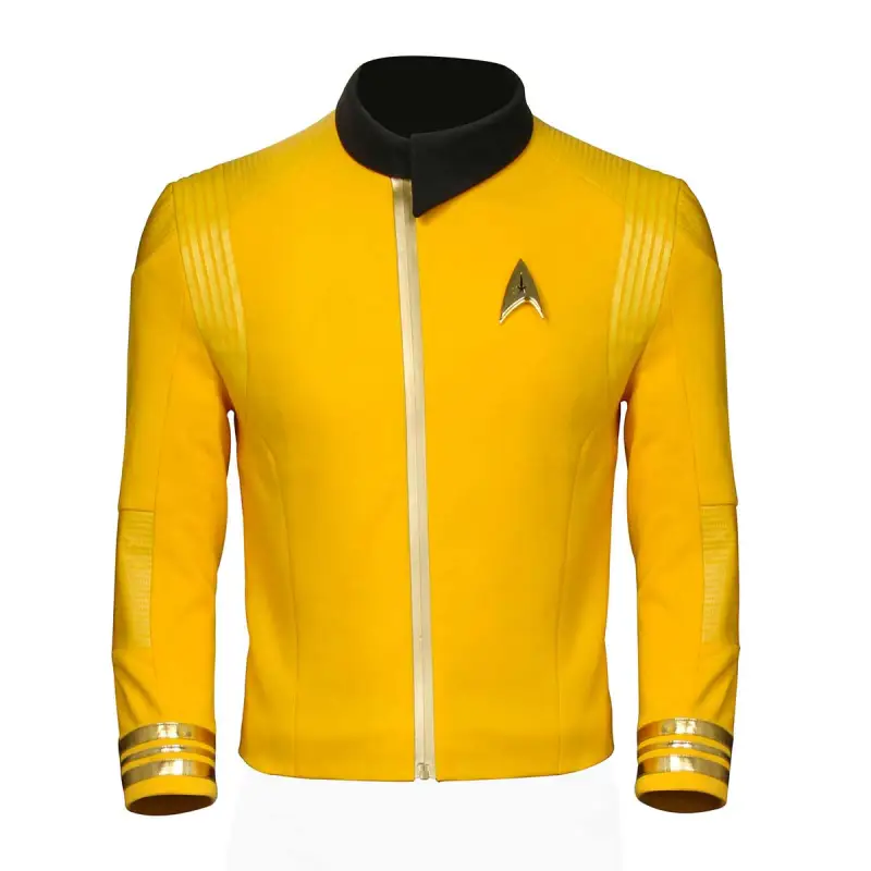 Adult Captain Christopher Pike Cosplay Uniform Star Trek Discovery Costume Takerlama