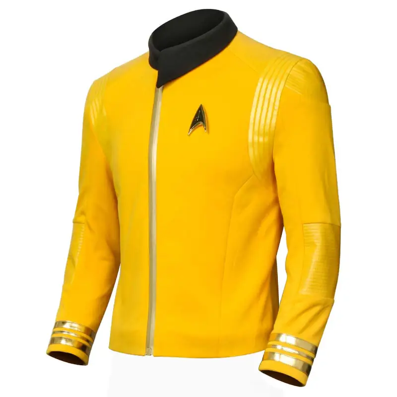 Adult Captain Christopher Pike Cosplay Uniform Star Trek Discovery Costume Takerlama