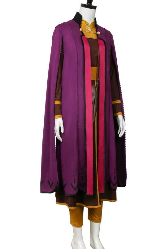 Frozen 2 Adult Anna Cosplay Costume Princess Dress