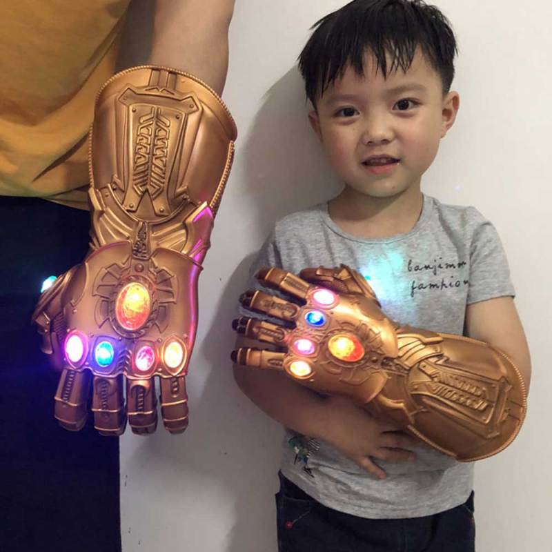 Avengers Infinity War Thanos Led Gauntlet Gloves Adult Kids Halloween Gift In Stock Takerlama