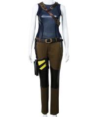 Tomb Raider Lara Croft Outfit Women's Halloween Cosplay Costume (S M L Ready to Ship) Takerlama