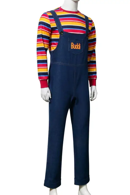 Child's Play Buddi Men Cosplay Costume Chucky Voodoo Halloween Outfits