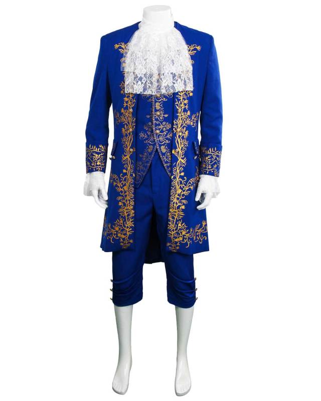 Beauty and the Beast Prince Adam Suit Cosplay Costume Adults Halloween Outfit