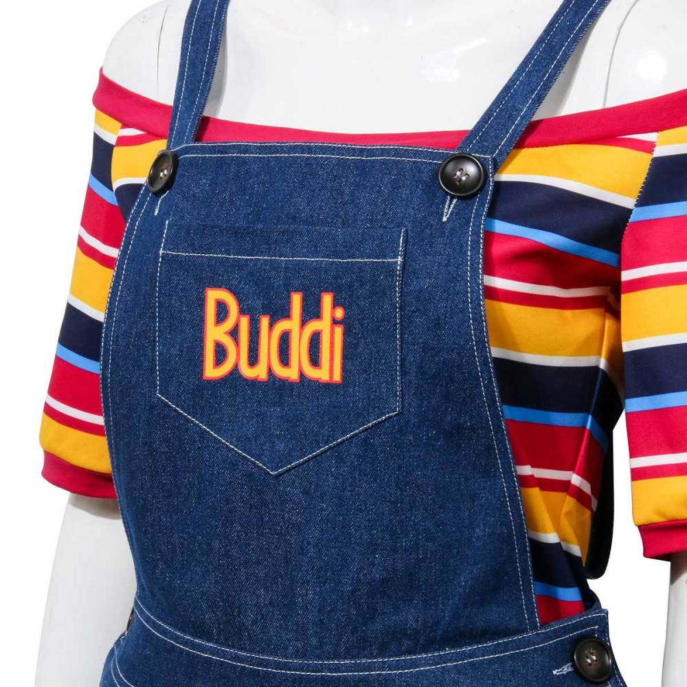 Child's Play Costume Chucky Glenn Halloween Cosplay Outfits Women