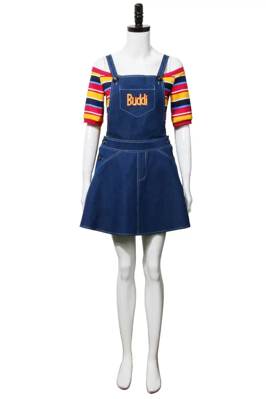 Child's Play Costume Chucky Glenn Halloween Cosplay Outfits Women