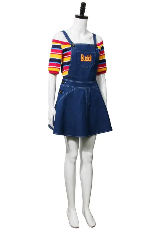 Child's Play Costume Chucky Glenn Halloween Cosplay Outfits Women